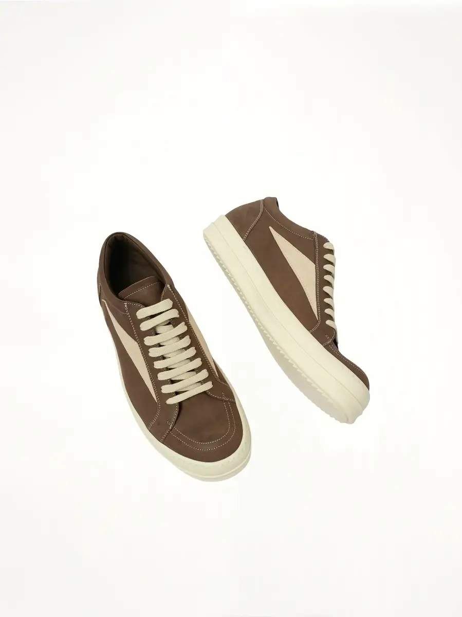Rick Owens Vintage Sneaks in Fawn/milk | Thumbnail 4 Rick Owens Vintage Sneaks in Fawn/milk | Thumbnail 4
