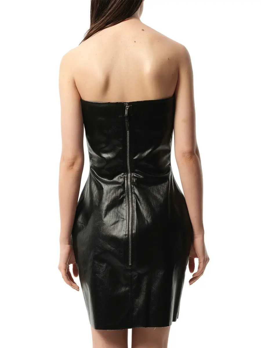 Rick Owens Coated Denim Bustier Mini Dress | Thumbnail 6 Rick Owens Coated Denim Bustier Mini Dress | Thumbnail 6