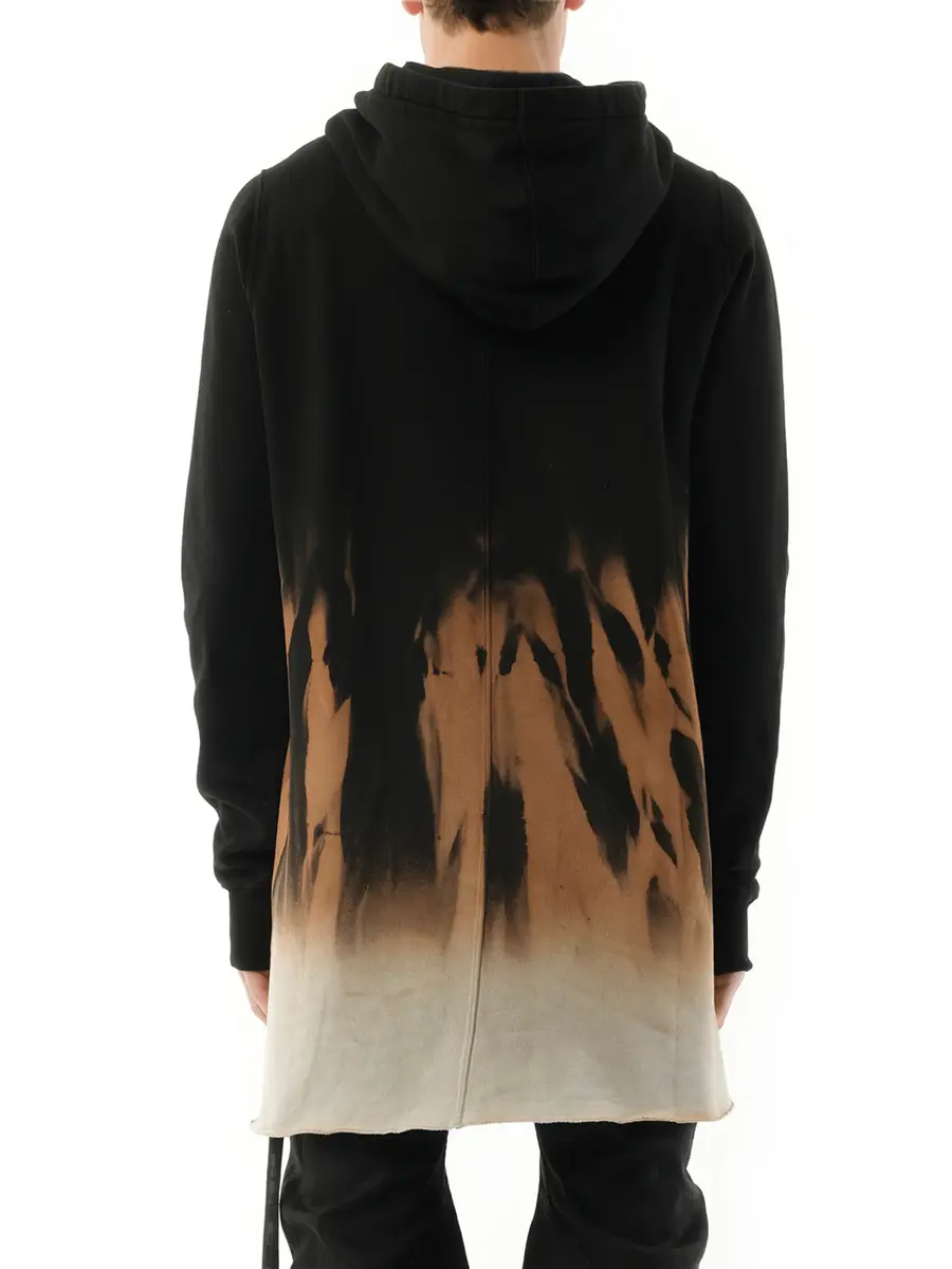 RICK OWENS DRKSHDW Drawstring Hoodie in Black/terra | Thumbnail 6 RICK OWENS DRKSHDW Drawstring Hoodie in Black/terra | Thumbnail 6