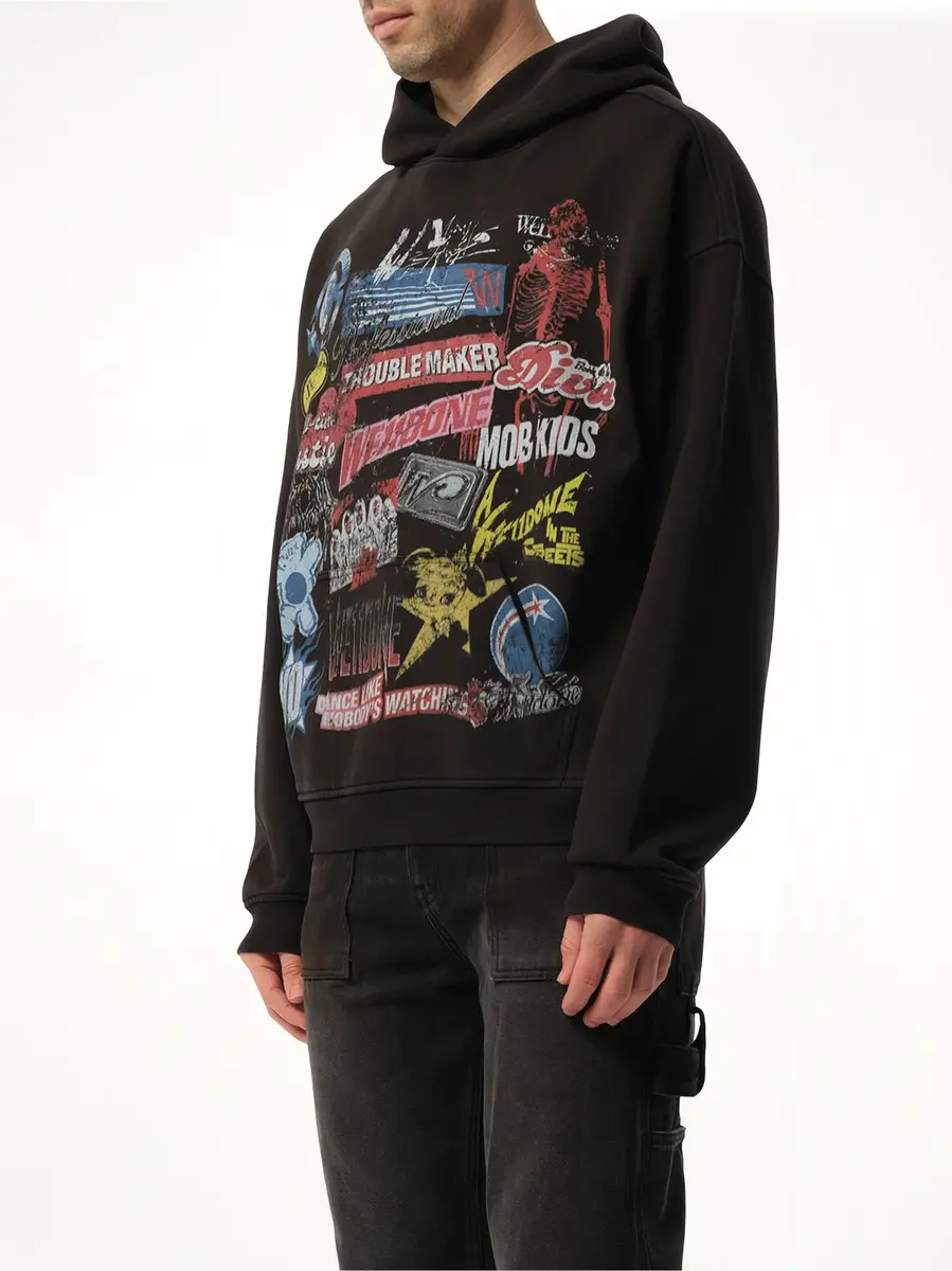 We11Done Vintage Collage Hoodie | Thumbnail 5 We11Done Vintage Collage Hoodie | Thumbnail 5