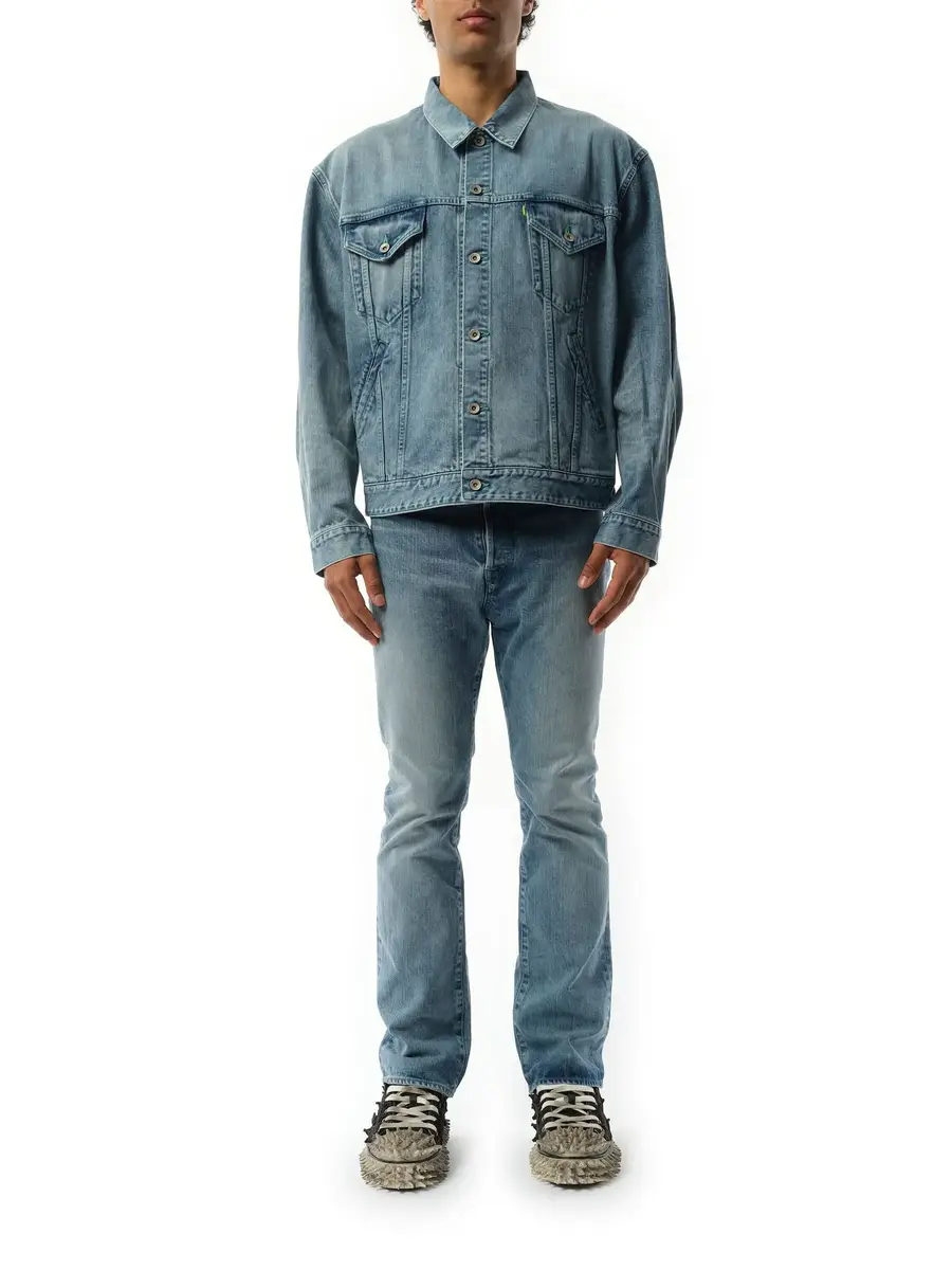 DOUBLET Care Denim Jacket in Indigo | Thumbnail 4 DOUBLET Care Denim Jacket in Indigo | Thumbnail 4