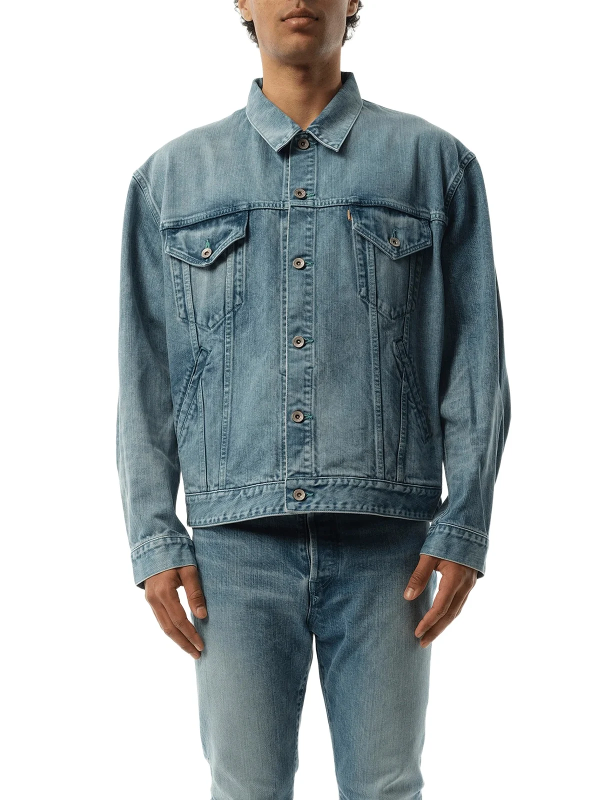 Care Denim Jacket in Indigo Care Denim Jacket in Indigo