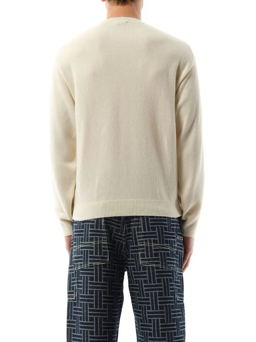 KENZO Knit Boke Flower Placed Sweater in Off White | Thumbnail 6 KENZO Knit Boke Flower Placed Sweater in Off White | Thumbnail 6