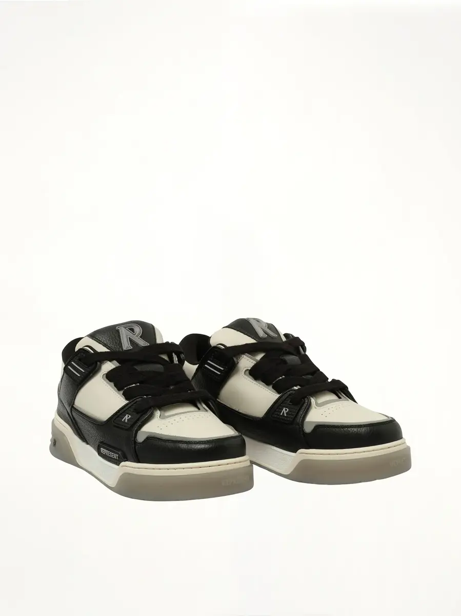 Represent Studio Sneaker in Black/vintage White | Thumbnail 3 Represent Studio Sneaker in Black/vintage White | Thumbnail 3