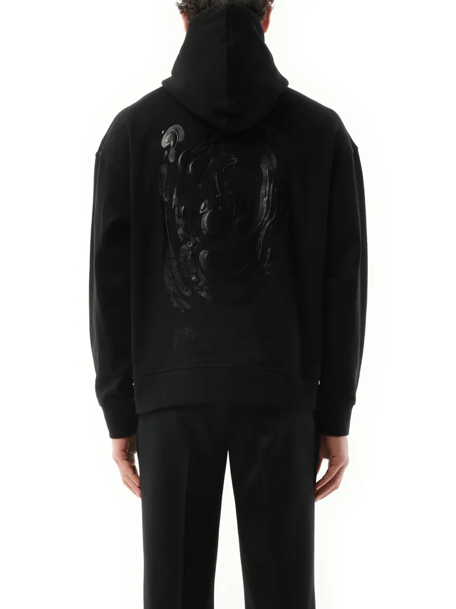 WOOYOUNGMI Metallic Print Hoodie | Thumbnail 6 WOOYOUNGMI Metallic Print Hoodie | Thumbnail 6
