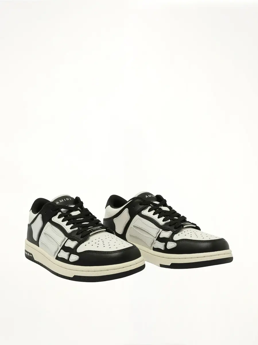 AMIRI Skeleton Low Top Sneaker in Black/white | Thumbnail 3 AMIRI Skeleton Low Top Sneaker in Black/white | Thumbnail 3