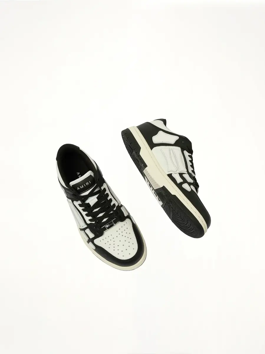 AMIRI Skeleton Low Top Sneaker in Black/white | Thumbnail 4 AMIRI Skeleton Low Top Sneaker in Black/white | Thumbnail 4