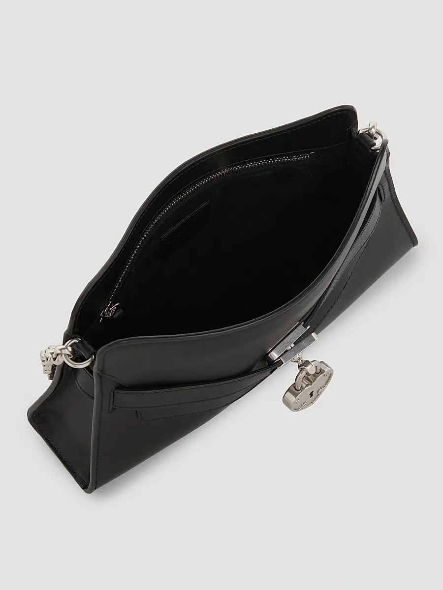 Alexander McQueen Women's Locke Mini Leather Shoulder Bag | Thumbnail 4 Alexander McQueen Women's Locke Mini Leather Shoulder Bag | Thumbnail 4