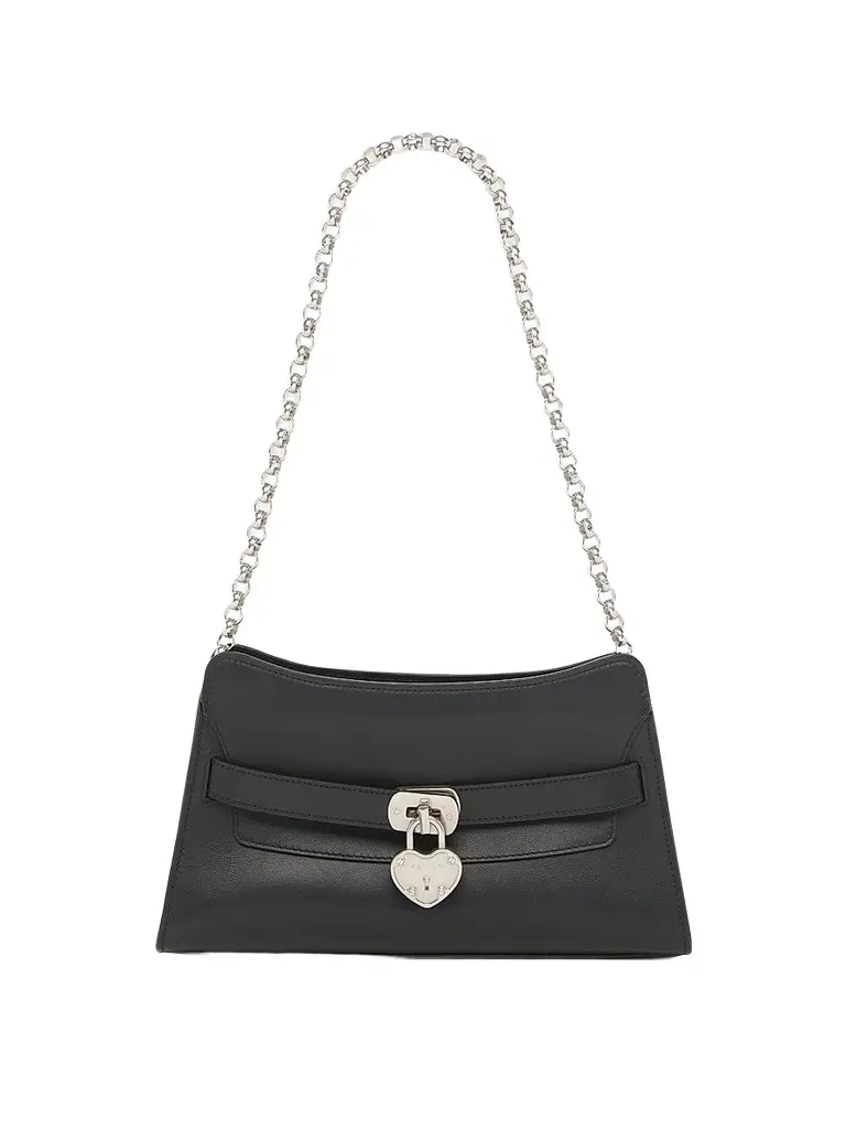 Alexander McQueen Women's Locke Mini Leather Shoulder Bag