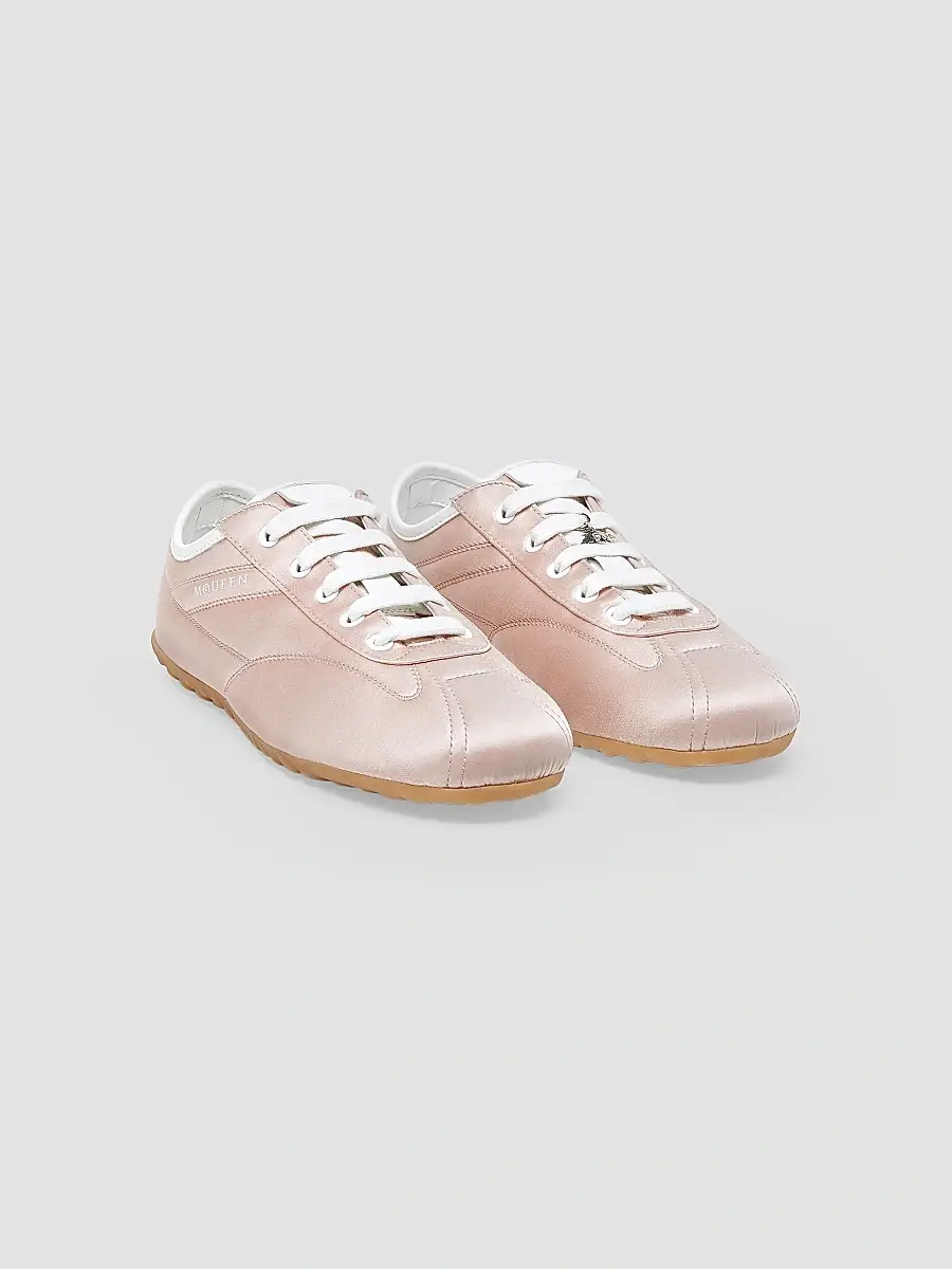 Alexander McQueen Women's Boxe Silk Satin Sneakers | Thumbnail 5 Alexander McQueen Women's Boxe Silk Satin Sneakers | Thumbnail 5