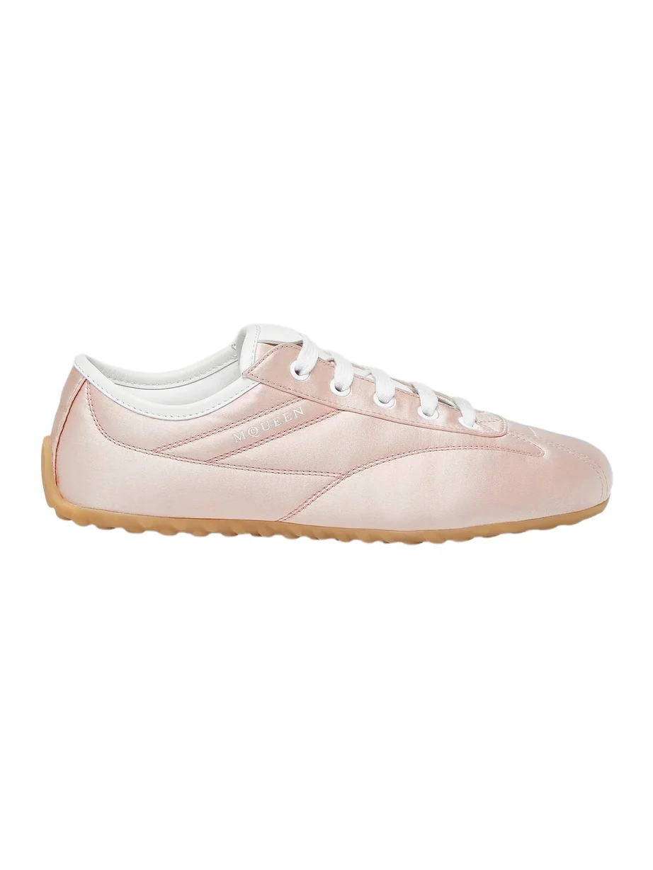 Alexander McQueen Women's Boxe Silk Satin Sneakers