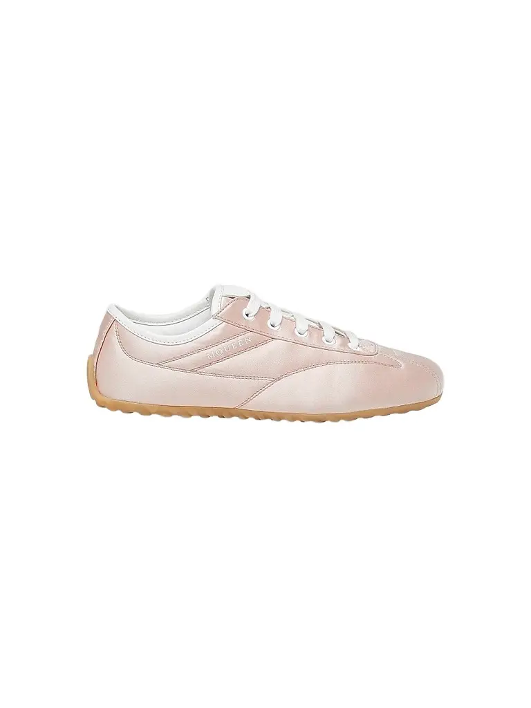 Alexander McQueen Women's Boxe Silk Satin Sneakers
