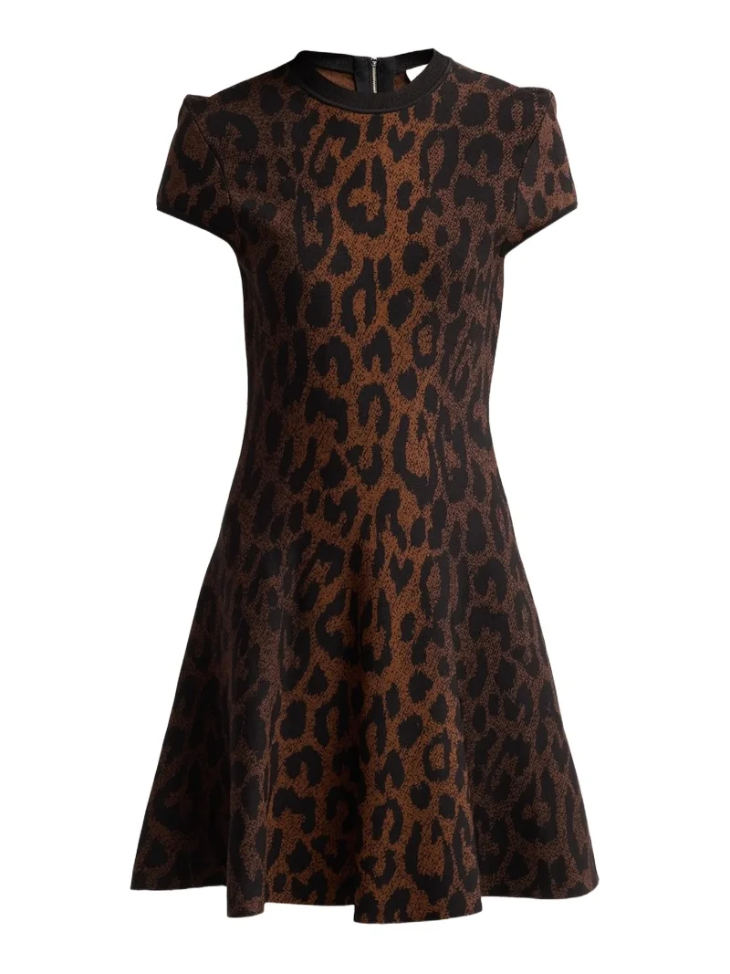 Milly Women's Honor Leopard Mini Dress