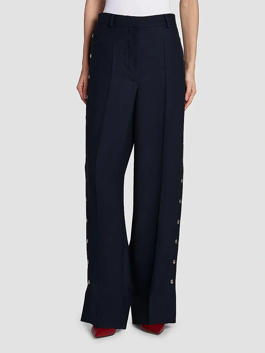 Stella McCartney Women's Tailored Snapped Pants | Thumbnail 3 Stella McCartney Women's Tailored Snapped Pants | Thumbnail 3