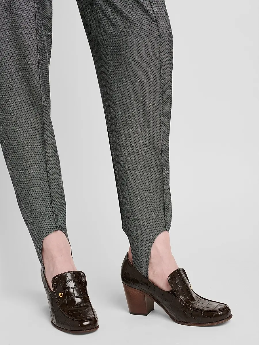 Stella McCartney Women's Twill Stirrup Pants | Thumbnail 5
