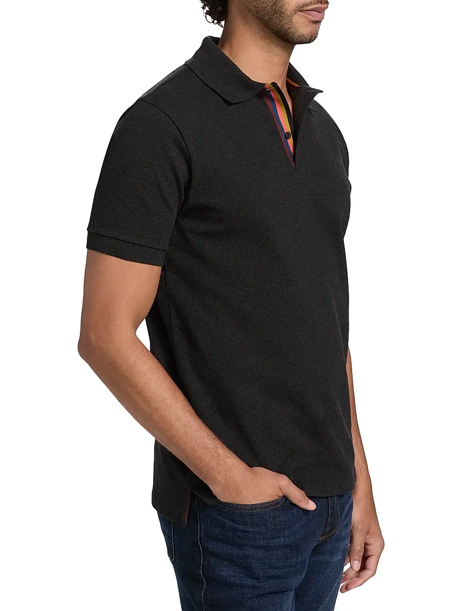 Paul Smith Men's Cotton Polo Shirt | Thumbnail 4