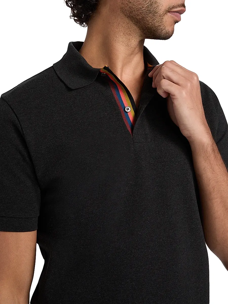 Paul Smith Men's Cotton Polo Shirt | Thumbnail 6