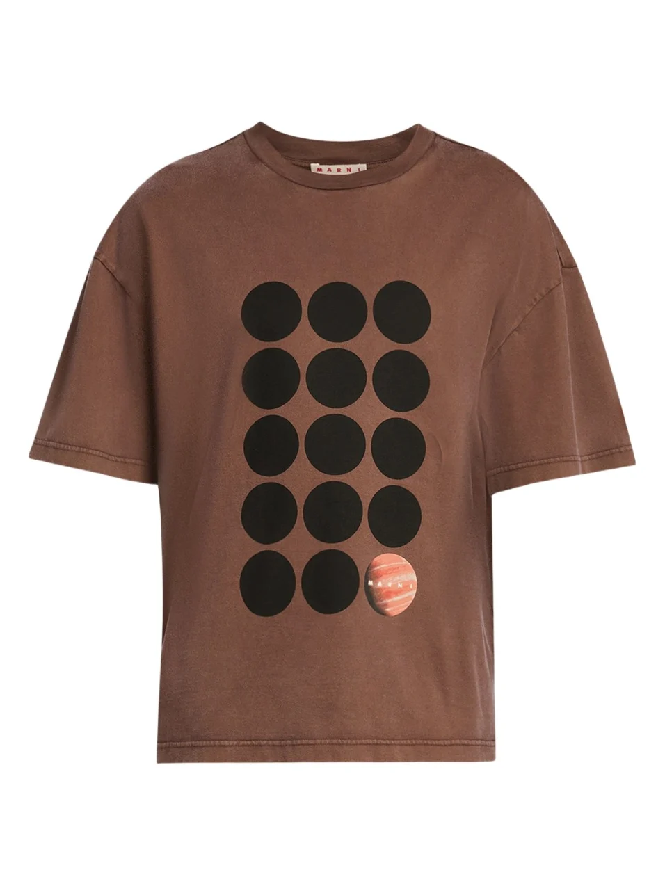 Marni Men's Cotton Crewneck T-Shirt