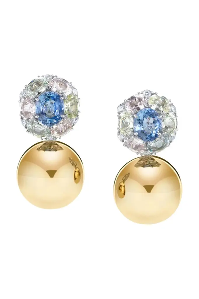VRAM Blue Sapphire Eon Earrings | Image 1 VRAM Blue Sapphire Eon Earrings | Image 1