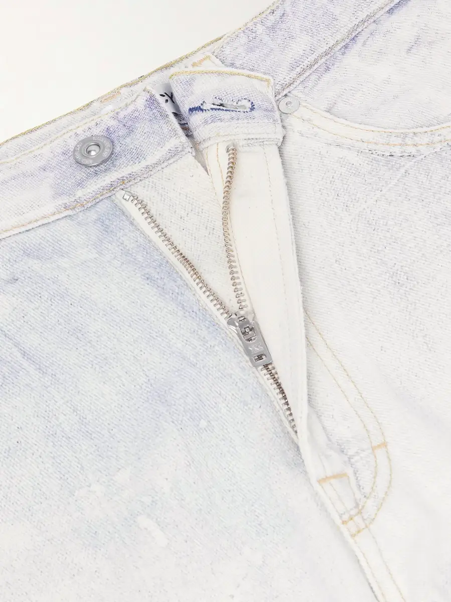 Our Legacy Third Cut Straight-Leg Distressed Printed Jeans | Thumbnail 6 Our Legacy Third Cut Straight-Leg Distressed Printed Jeans | Thumbnail 6