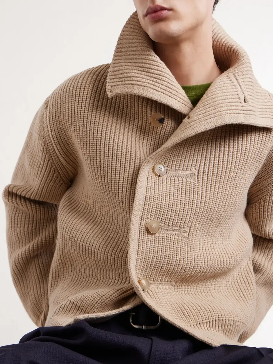 Dries Van Noten Ribbed Wool Cardigan | Thumbnail 5