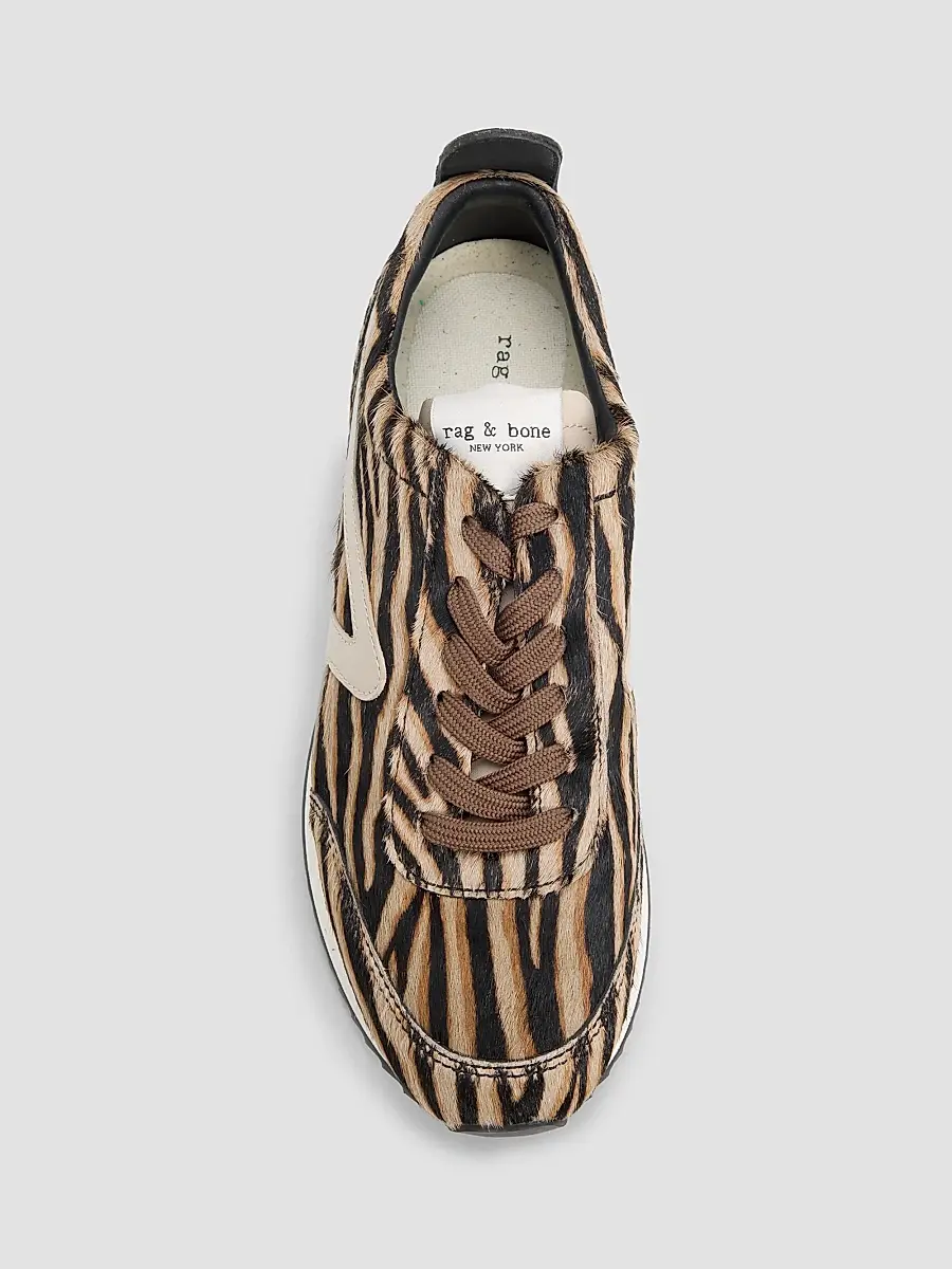 rag & bone Women's Retro Runner Tiger Stripe Sneakers | Thumbnail 4 rag & bone Women's Retro Runner Tiger Stripe Sneakers | Thumbnail 4
