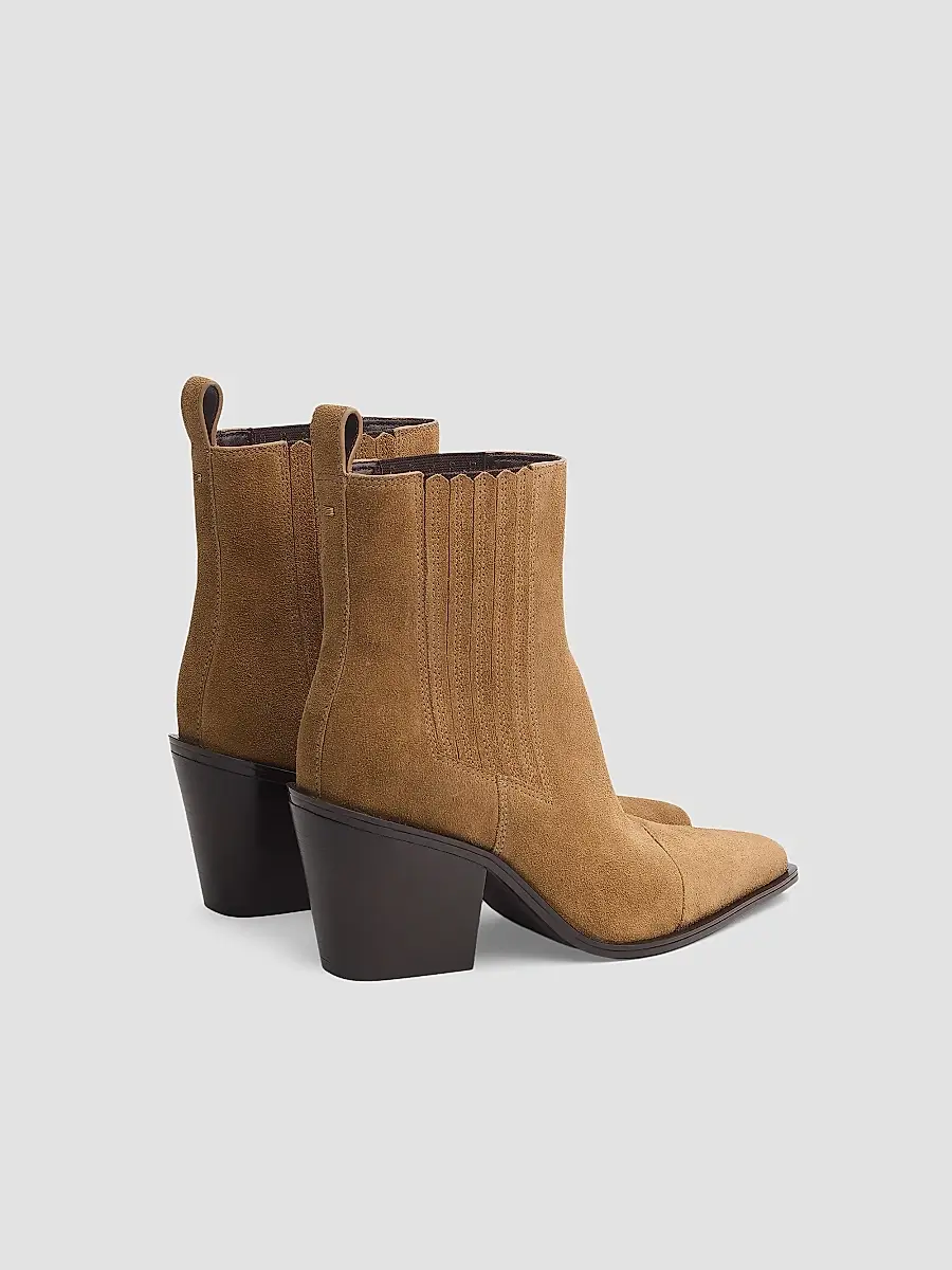 rag & bone Women's Newbury 75MM Suede Chelsea Boots | Thumbnail 3