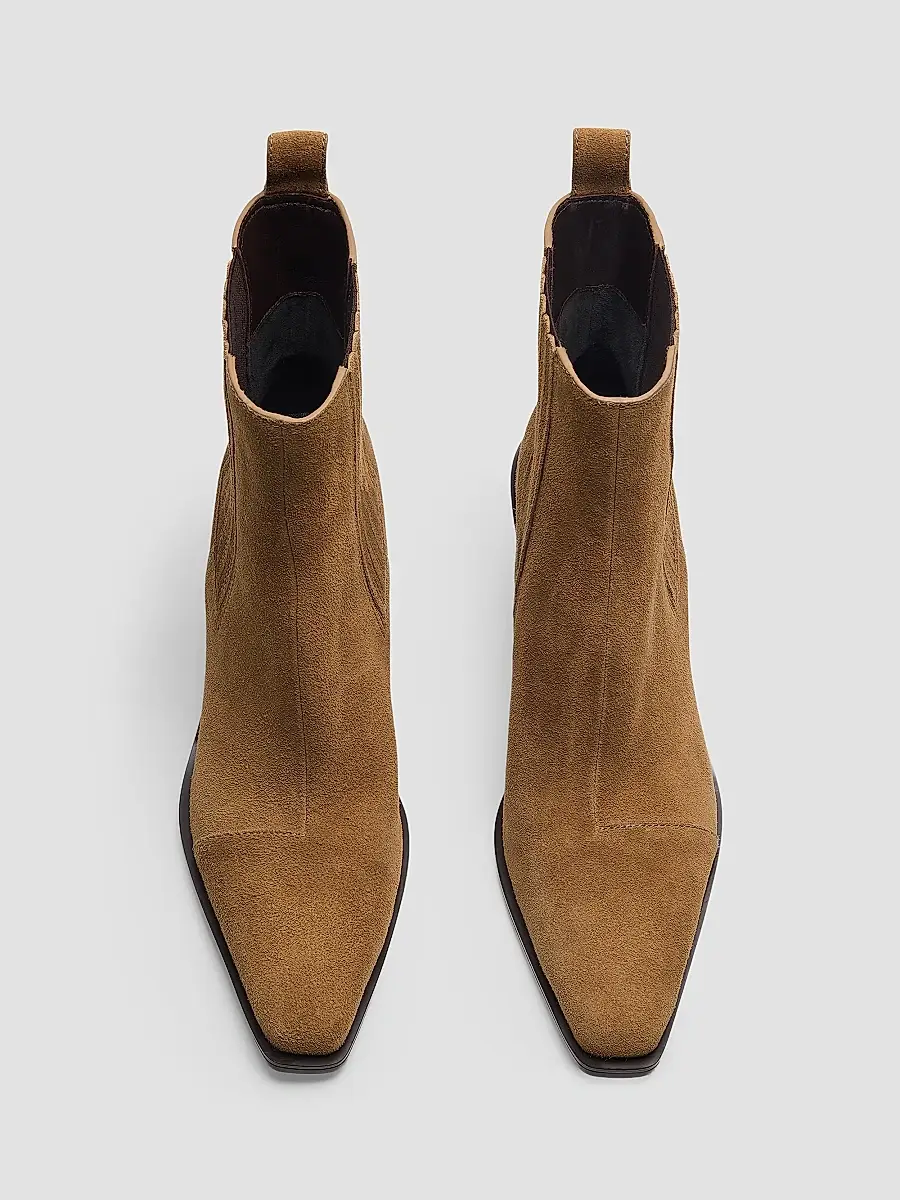 rag & bone Women's Newbury 75MM Suede Chelsea Boots | Thumbnail 4