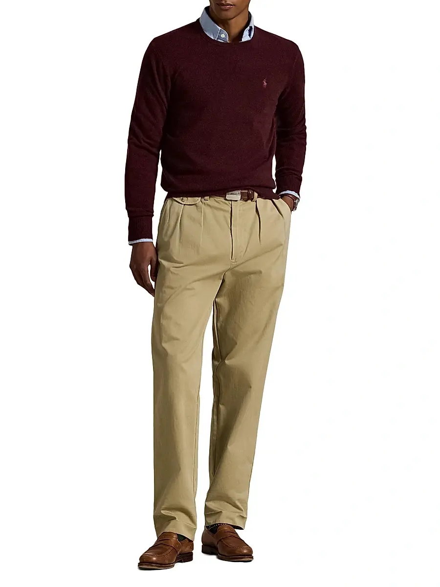 Polo Ralph Lauren Men's Logo-Embroidered Wool Sweater | Thumbnail 2