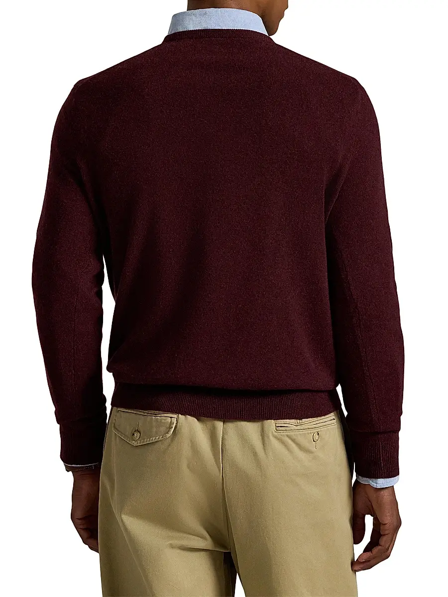 Polo Ralph Lauren Men's Logo-Embroidered Wool Sweater | Thumbnail 4