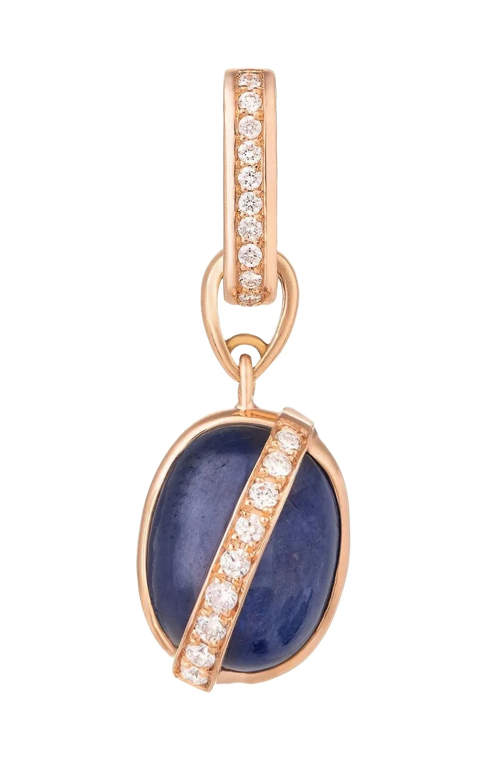 Blue Sapphire Diamond Liberté Charm Blue Sapphire Diamond Liberté Charm
