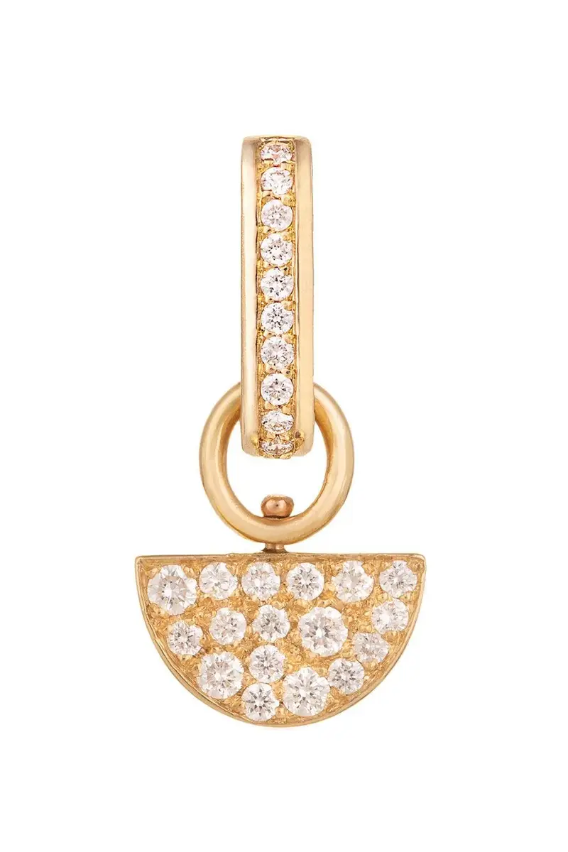 CLARA CHEHAB Diamond Liberté Half Moon Charm | Image 1 CLARA CHEHAB Diamond Liberté Half Moon Charm | Image 1