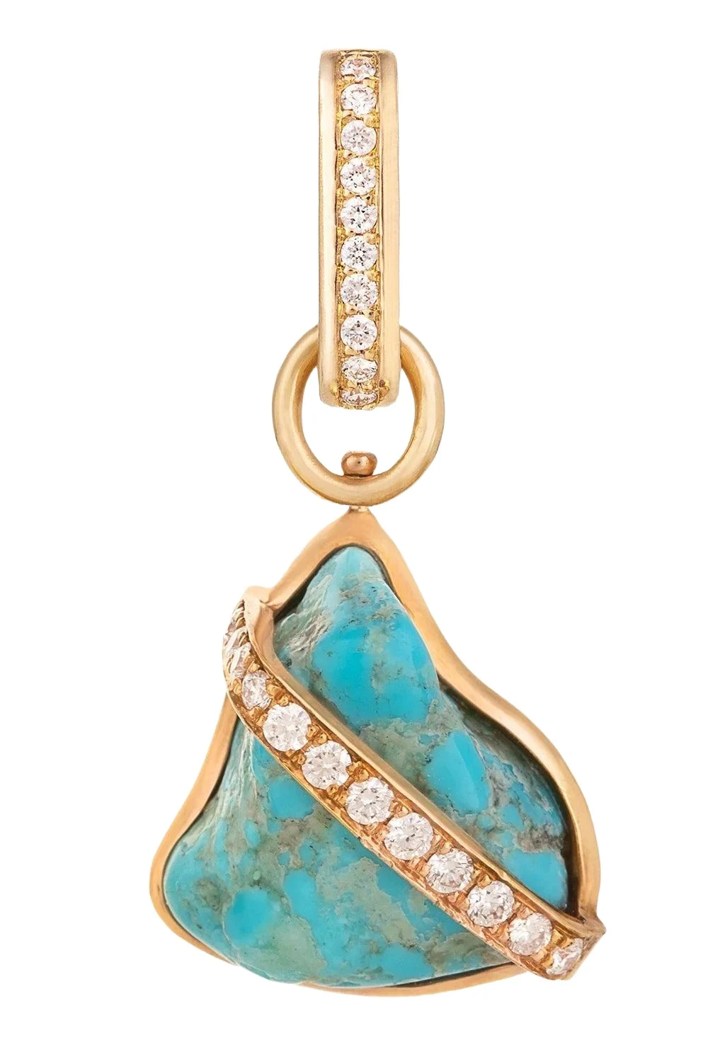 Diamond Turquoise Medium Liberté Charm Diamond Turquoise Medium Liberté Charm