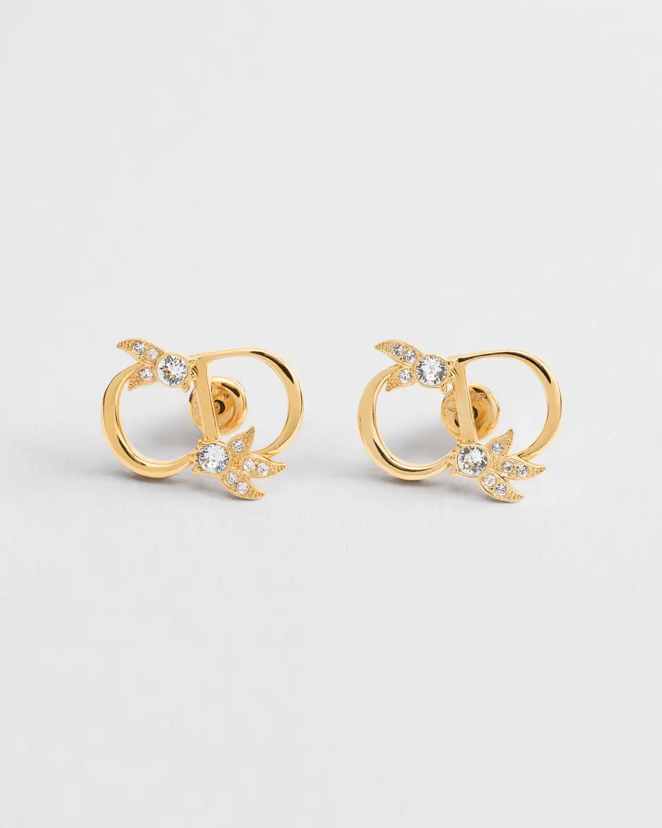 Dior CD Mini Lily Stud Earrings | Thumbnail 2