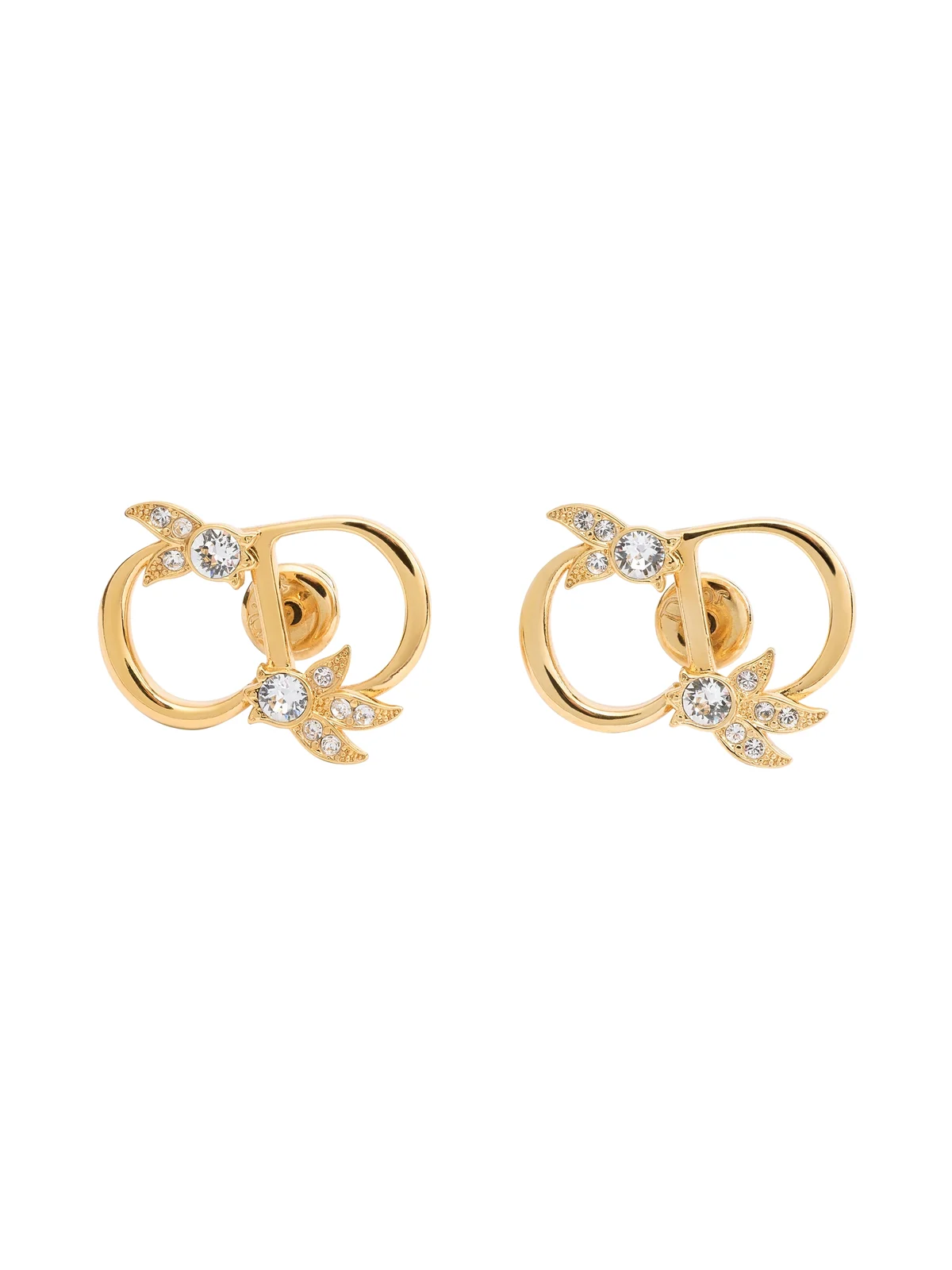 Dior CD Mini Lily Stud Earrings | Thumbnail 1 Dior CD Mini Lily Stud Earrings | Thumbnail 1