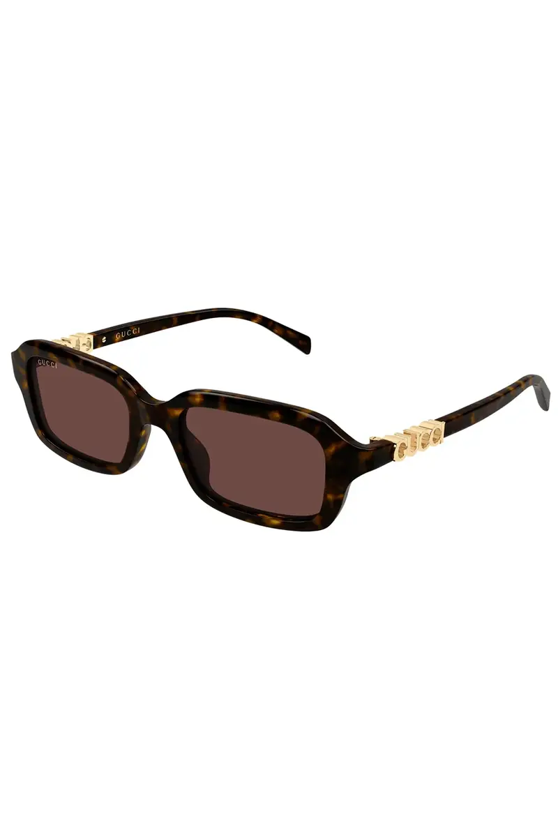 Gucci Rectangle Sunglasses - Havana | Thumbnail 3
