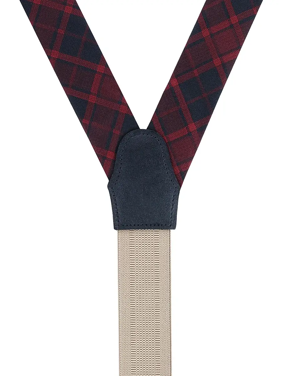 Trafalgar Men Holiday Kincade Brace Suspenders | Thumbnail 2 Trafalgar Men Holiday Kincade Brace Suspenders | Thumbnail 2