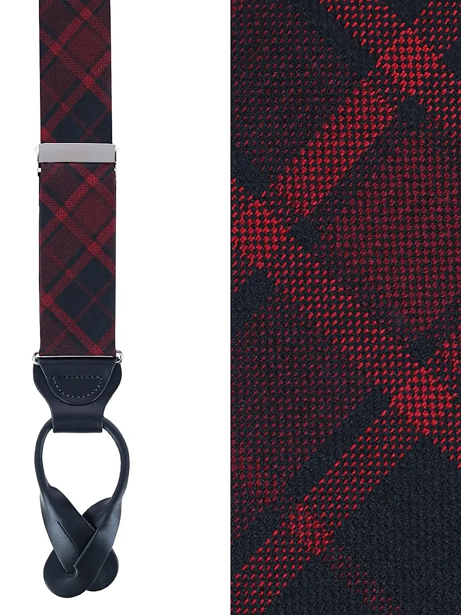 Trafalgar Men Holiday Kincade Brace Suspenders | Thumbnail 3 Trafalgar Men Holiday Kincade Brace Suspenders | Thumbnail 3