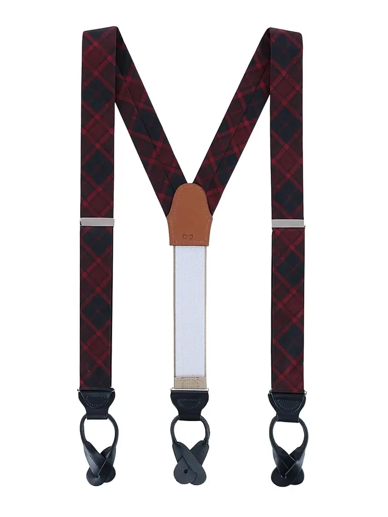 Trafalgar Men Holiday Kincade Brace Suspenders