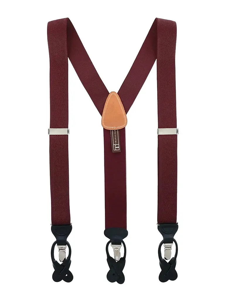 Trafalgar Men Classic Convertible Brace Suspenders
