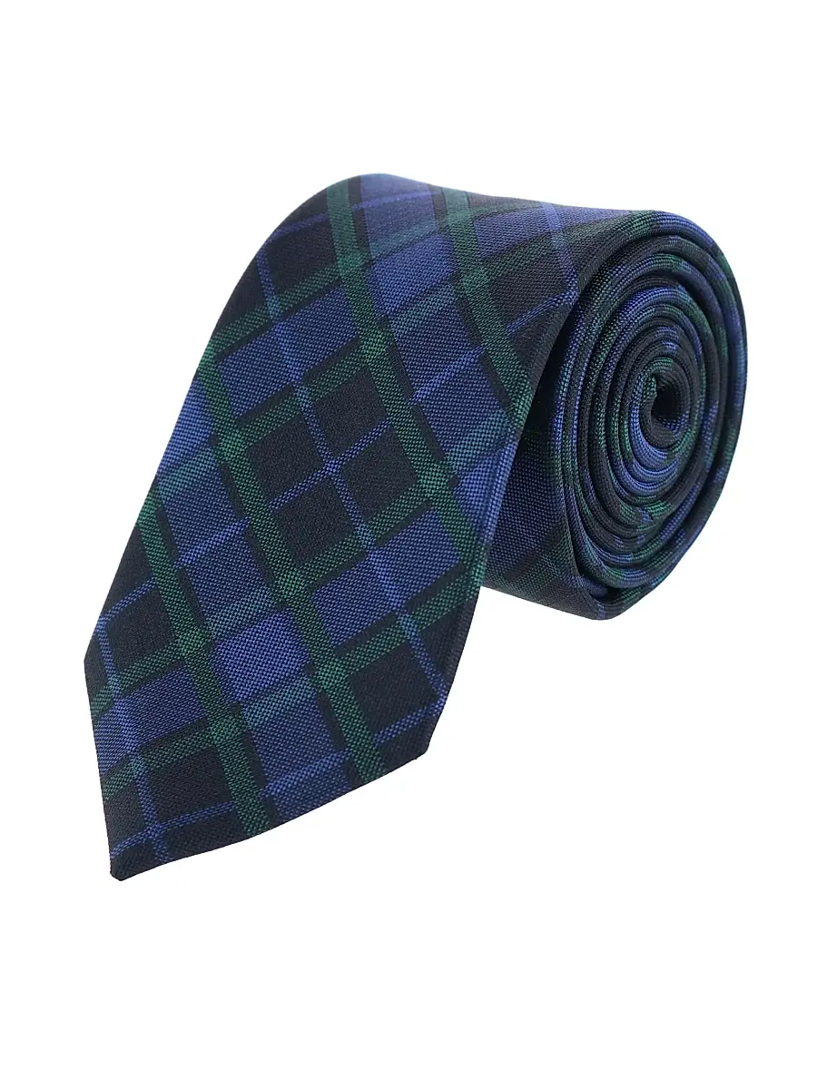 Trafalgar Men Holiday Ives Plaid Tie | Thumbnail 2