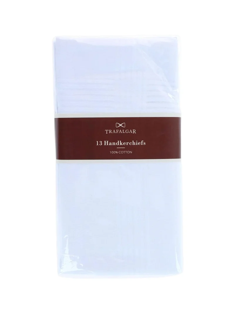 Trafalgar Men Cotton Handkerchief 13-Piece Set