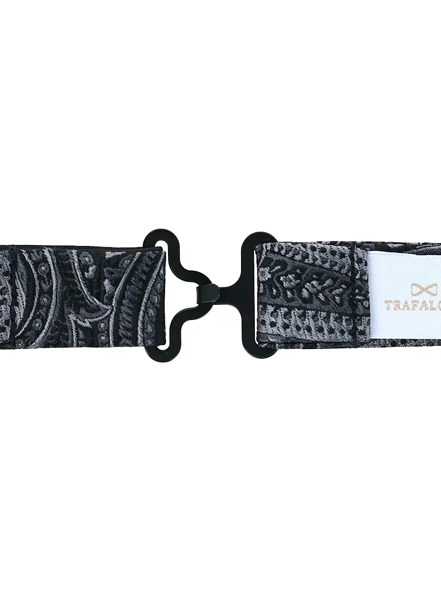 Trafalgar Men Sobee Collection Paisley Bow Tie | Thumbnail 3