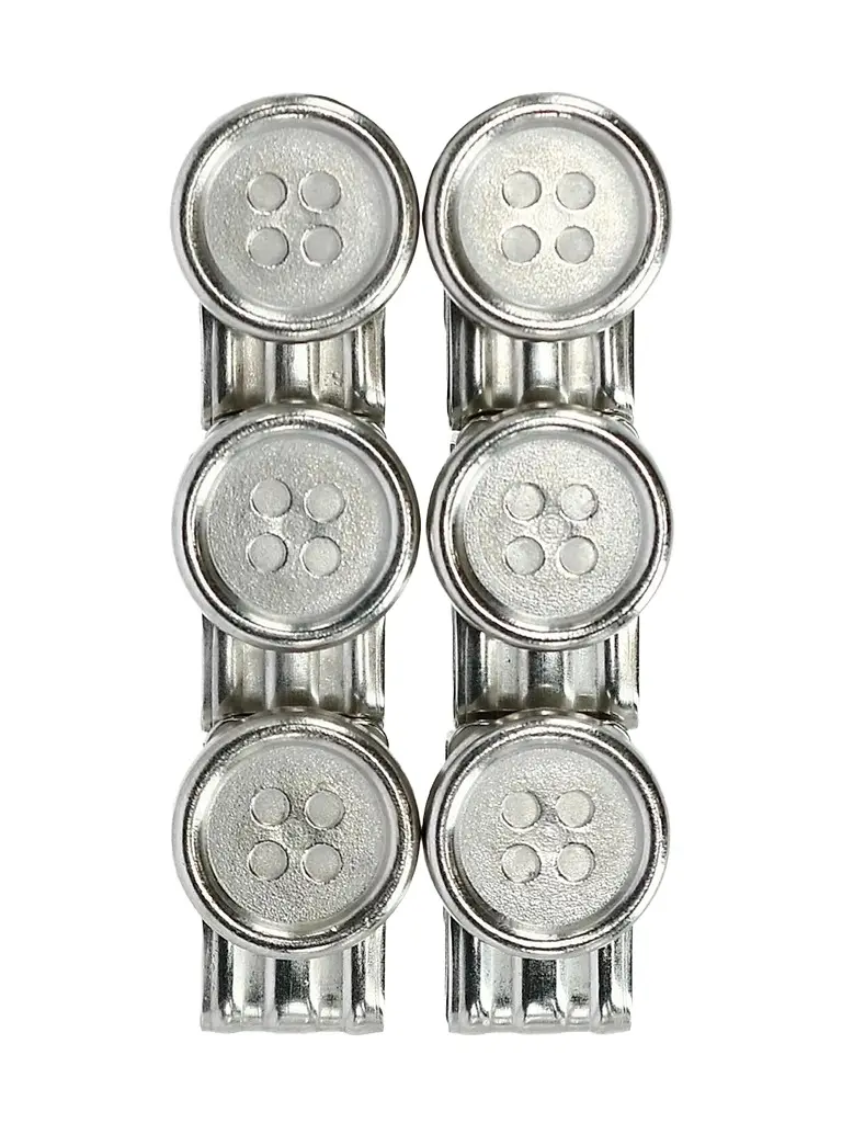 Trafalgar Men 6-Piece No-Sew Suspenders Buttons