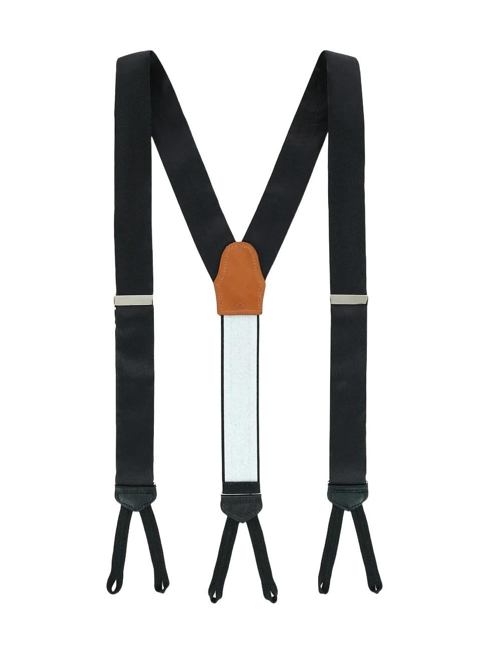 Trafalgar Men Monte Bello Interlocked Silk Suspenders
