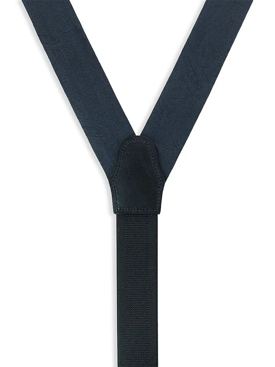 Trafalgar Men Banbury Paisley Silk Suspenders | Thumbnail 2 Trafalgar Men Banbury Paisley Silk Suspenders | Thumbnail 2