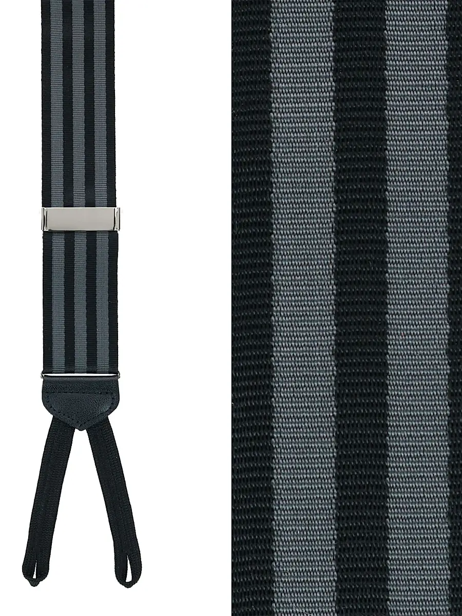 Trafalgar Men Astaire Grosgrain Striped Suspenders | Thumbnail 3 Trafalgar Men Astaire Grosgrain Striped Suspenders | Thumbnail 3