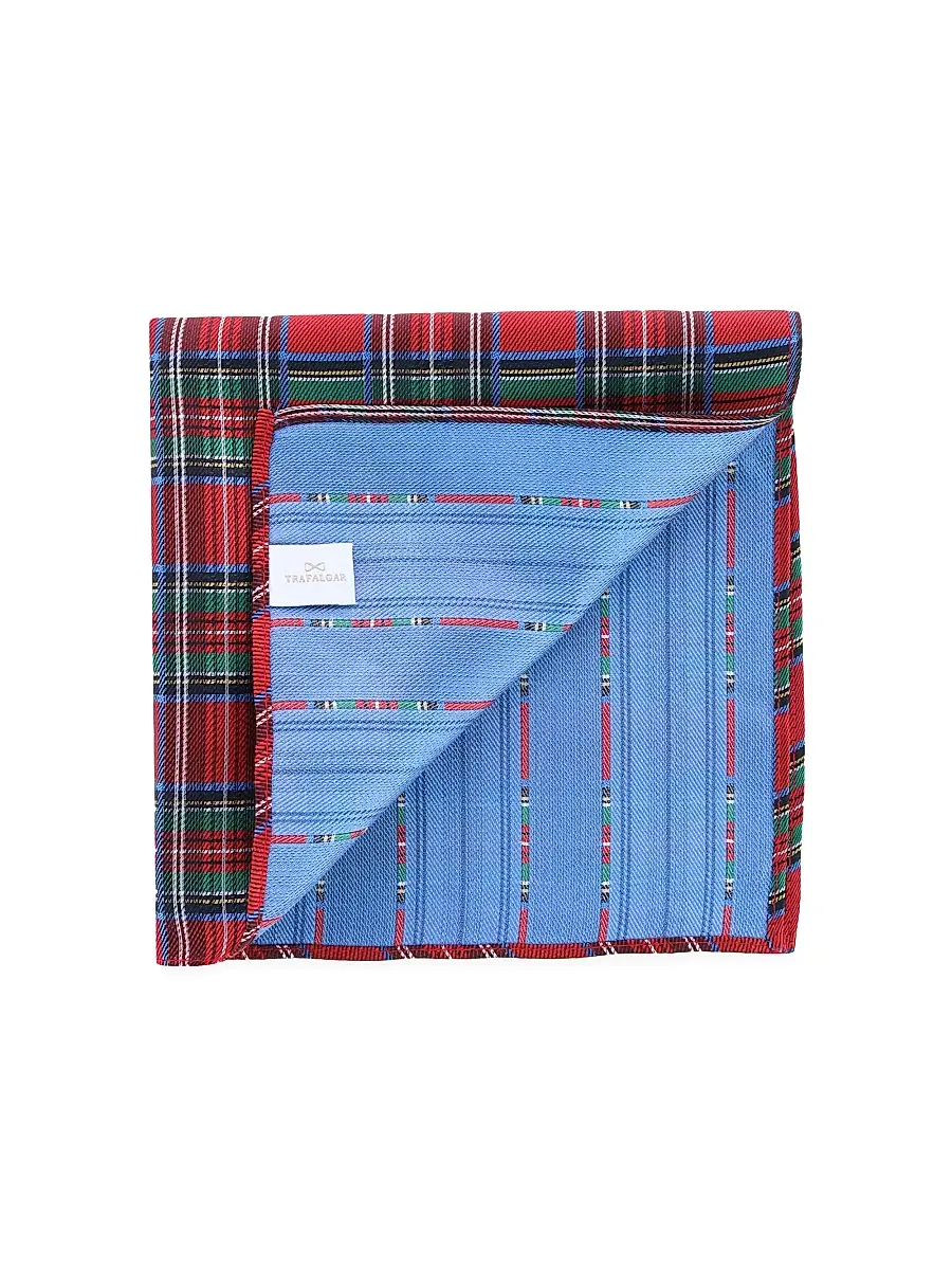 Trafalgar Men Holiday Nicholas Pocket Square | Thumbnail 2