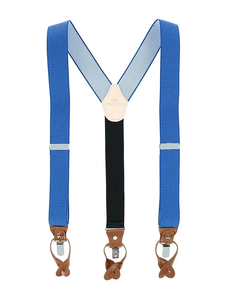 Trafalgar Men Big & Tall Napier Convertible Suspenders