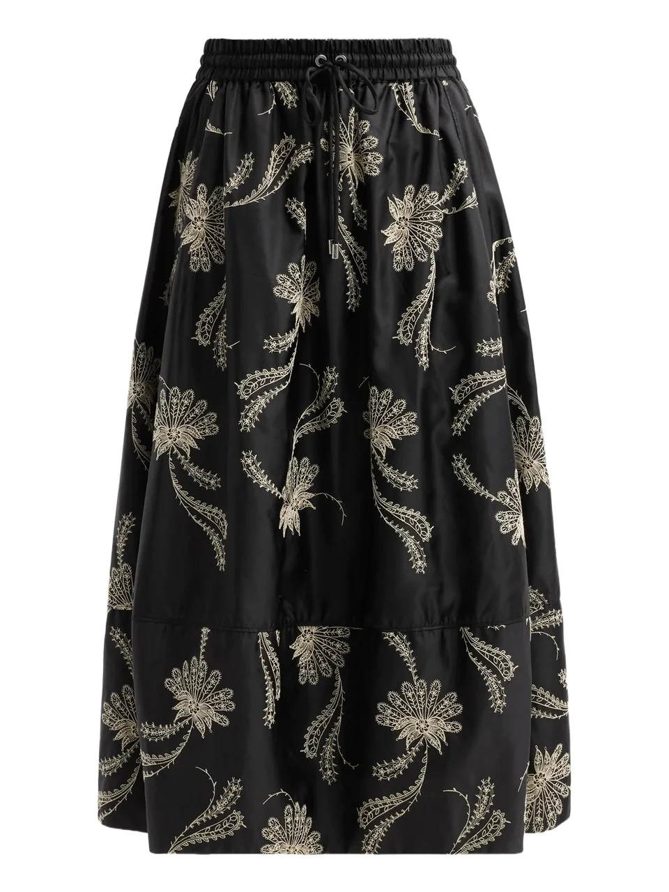 Women's Paisley Fan Embroidered Sirani Skirt